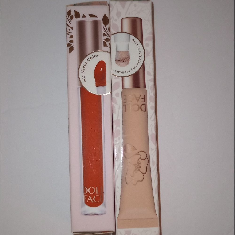🆕💋Doll Face Bundle Gloss Boss Lip Gloss Shade - No Filter & Brighter